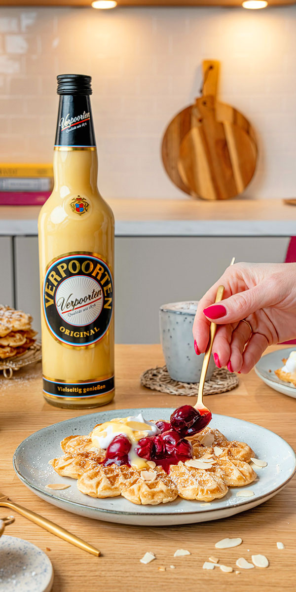 EiEiEi...VERPOORTEN-Waffeln mit Kirschkompott Bild 2