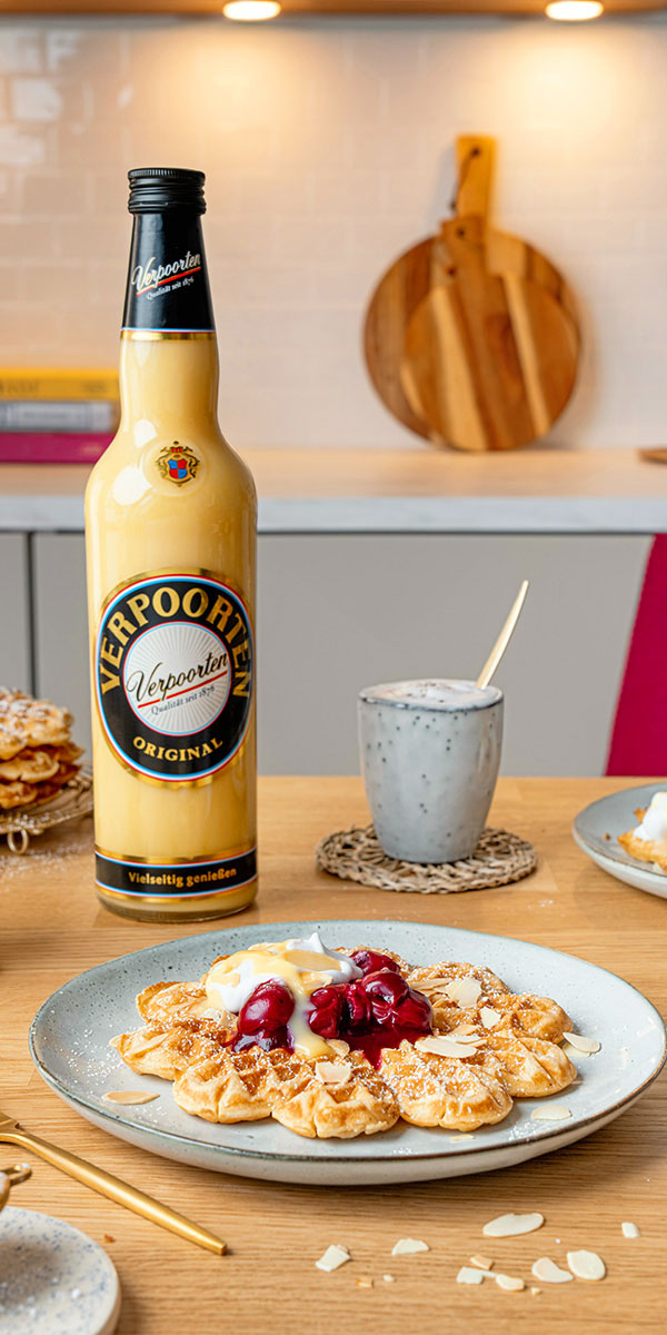 EiEiEi...VERPOORTEN-Waffeln mit Kirschkompott Bild 1