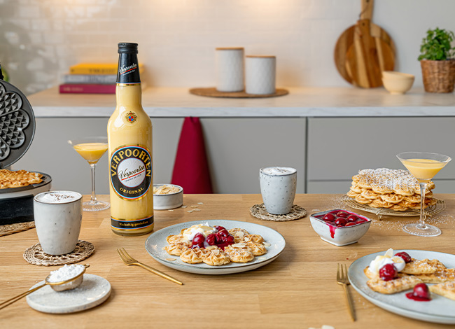 Die besten Rezepte für Waffeln und Pancakes mit Eierlikör