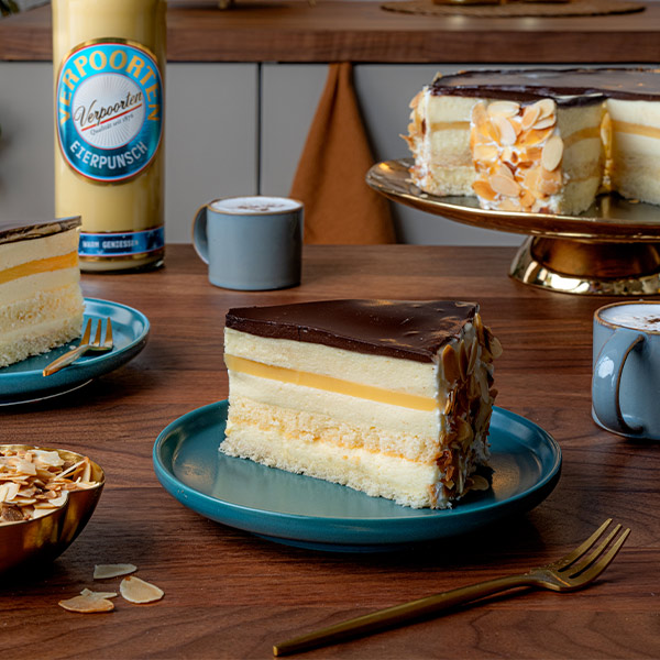 Eierpunschtorte mit VERPOORTEN Eierpunsch