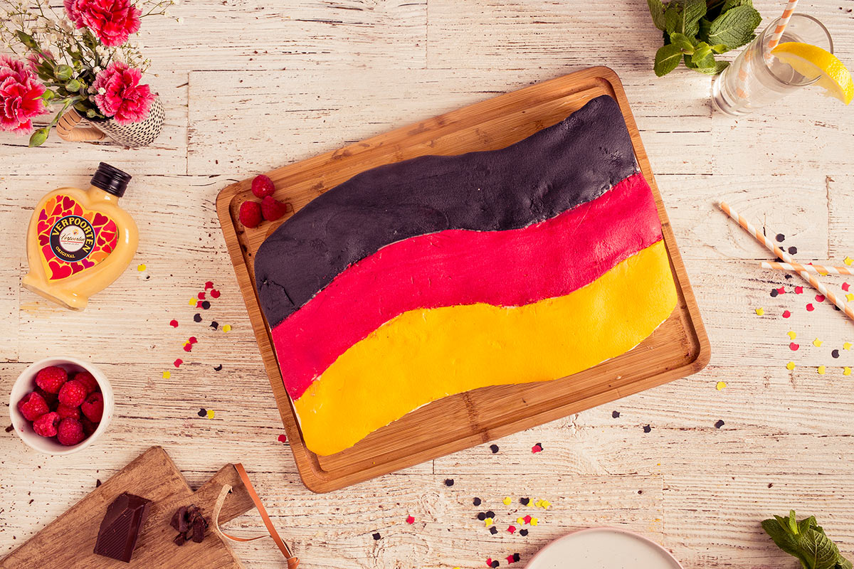 Deutschlandtorte ''Schwarz Rot Gold'' Bild 2