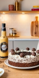 Festliche Knusper-Eierlikörtorte mit Verpoorten Original