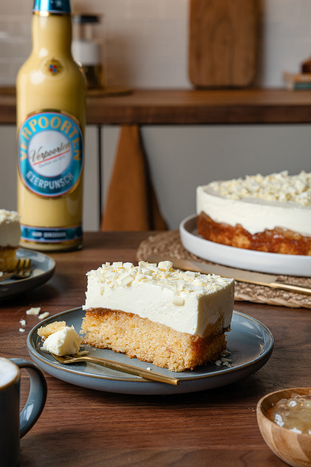 Frischkäse-Torte mit Verpoorten Eierpunsch Bild 1 Frischkäse-Torte mit Verpoorten Eierpunsch Bild 1