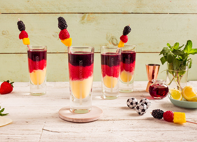 Neue Ländercocktails zur EM 2021. Cocktails für das perfekte EM-Date mit Freunden