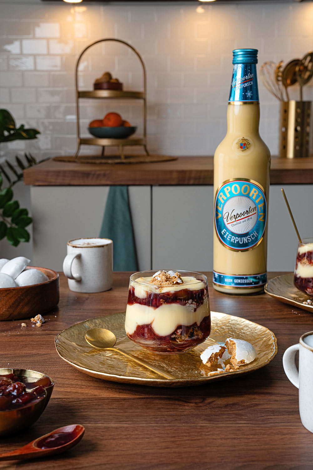 Winter Pflaumen Dessert mit Verpoorten Eierpunsch Bild 1 Winter Pflaumen Dessert mit Verpoorten Eierpunsch Bild 1