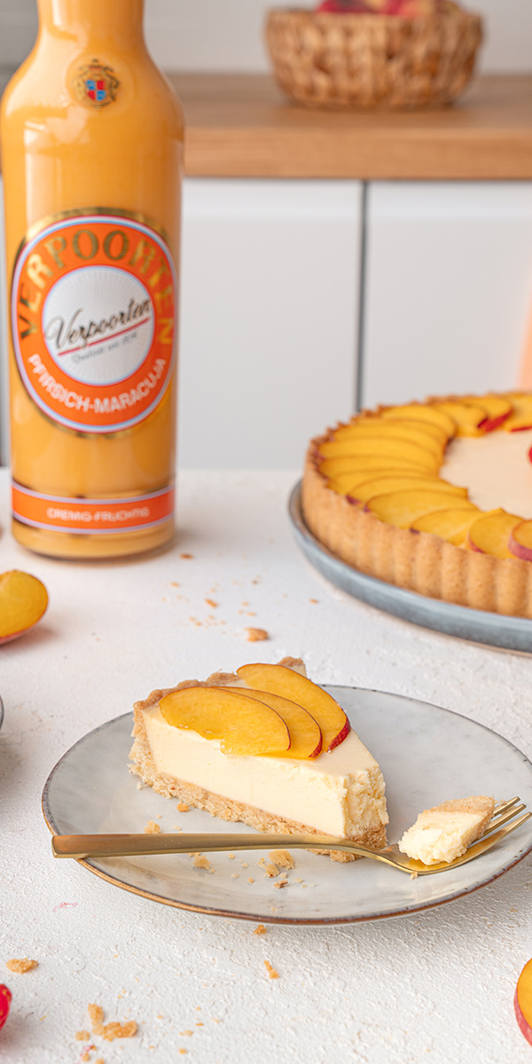 Pfirsich Maracuja Joghurt Tarte Kuchenrezept mit Likör Bild 2 Pfirsich Maracuja Joghurt Tarte Kuchenrezept mit Likör Bild 2