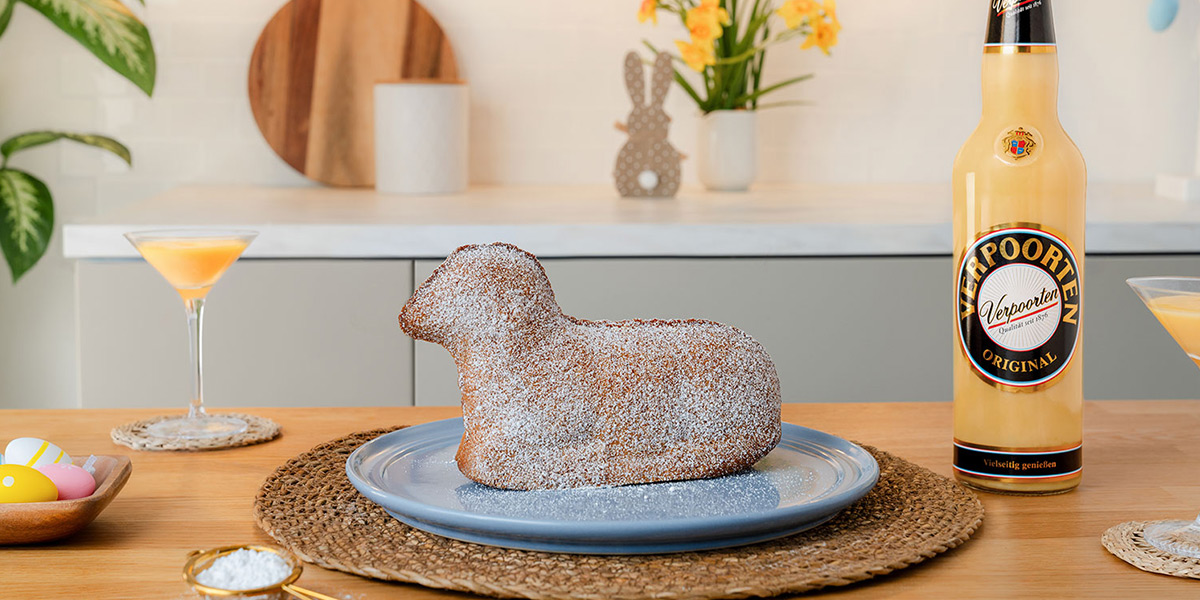 Osterlamm backen mit Verpoorten Original Eierlikör Bild 3