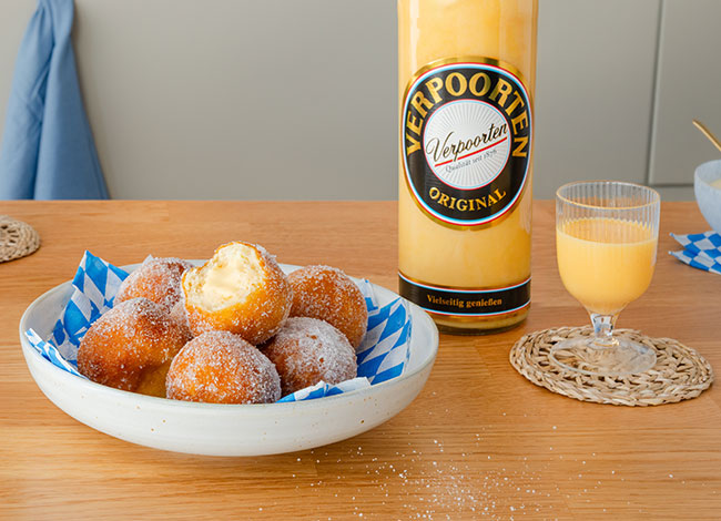 Oktoberfest Rezepte - Verpoorten Eierlikör-Quarkbällchen