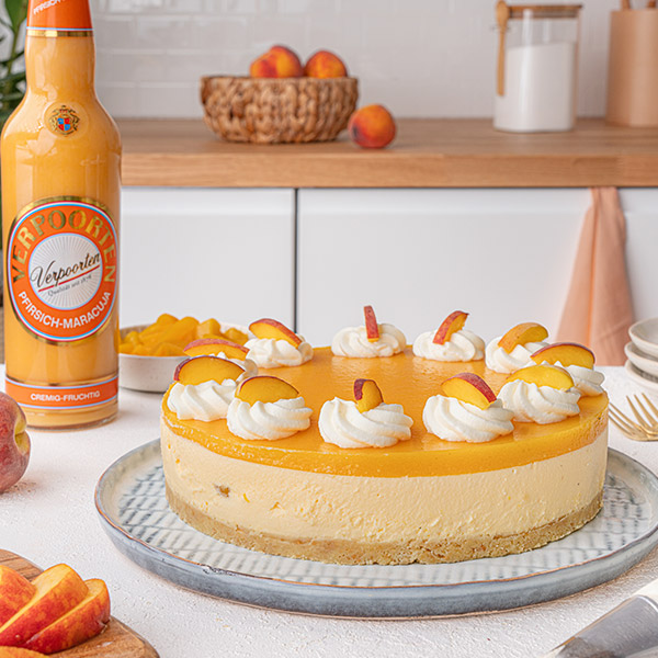 Pfirsich Torte mit Eierlikör
