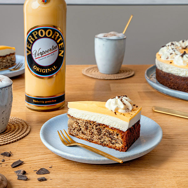 Klassische Eierlikörtorte mit Verpoorten Original Eierlikör