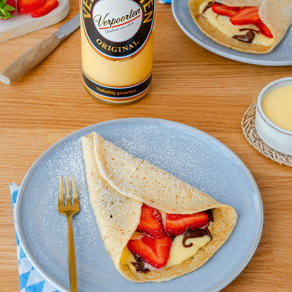 Verpoorten Crêpes mit Erdbeeren