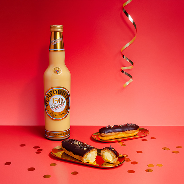 Verpoorten Éclair mit Eierlikörpudding-Füllung