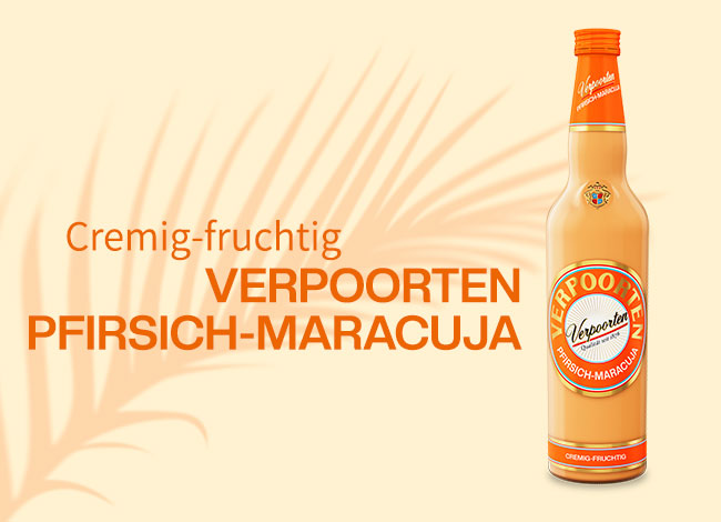 VERPOORTEN PFIRSICH-MARACUJA<br />Sonne im Glas
