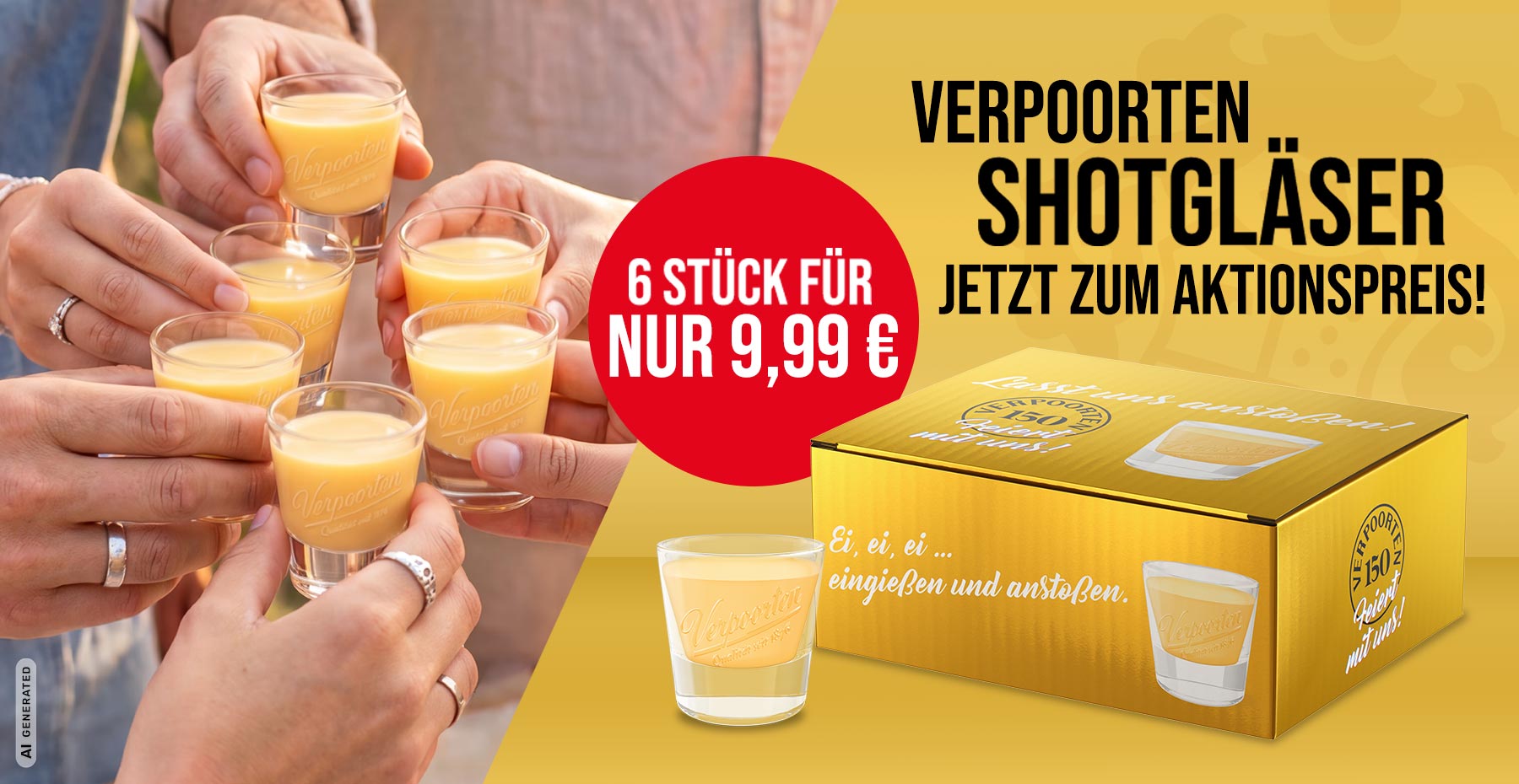 Verpoorten Shotgläser zum Aktionspreis - hier online kaufen Verpoorten Shotgläser zum Aktionspreis - hier online kaufen