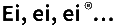 Ei, ei, ei ... Logo Verpoorten